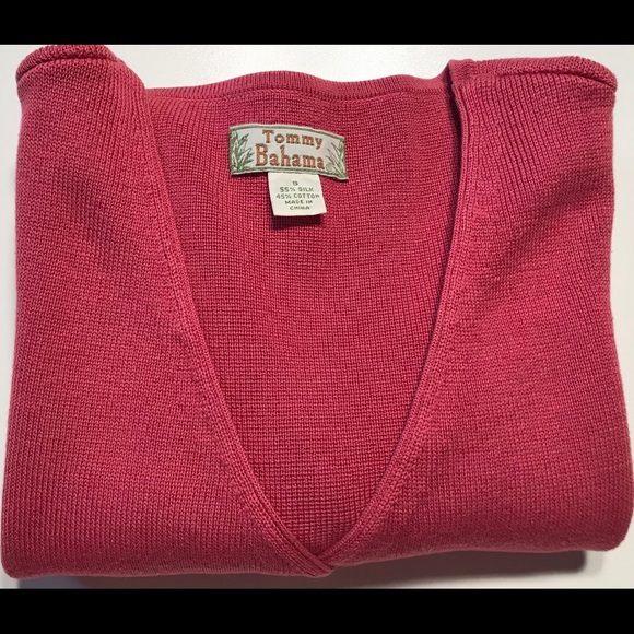 Tommy Bahama Womens Button Front Pink Sz S B130 - Picture 7 of 7